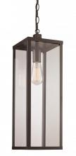Trans Globe 40758 BK - 1LT HANGING LANTERN-DOWN-LG-BK